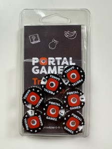 Trackers Counters, Range 0-9, Size 25mm, Portal Games 7szt