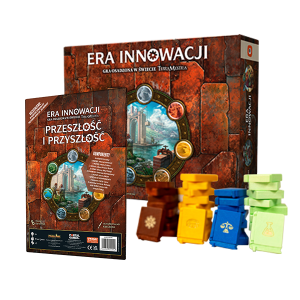 Era Innowacji + Era Innowacji Przeszłość i Przyszłość+ zestaw drewnianych książek