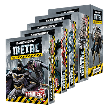 Zombicide 2. Edition - Batman Dark Nights Metal Pack 5 Erweiterung (Monstrum Lobo Batman) - Für 1-6 Spieler, Kooperatives Dungeon Crawler Spiel