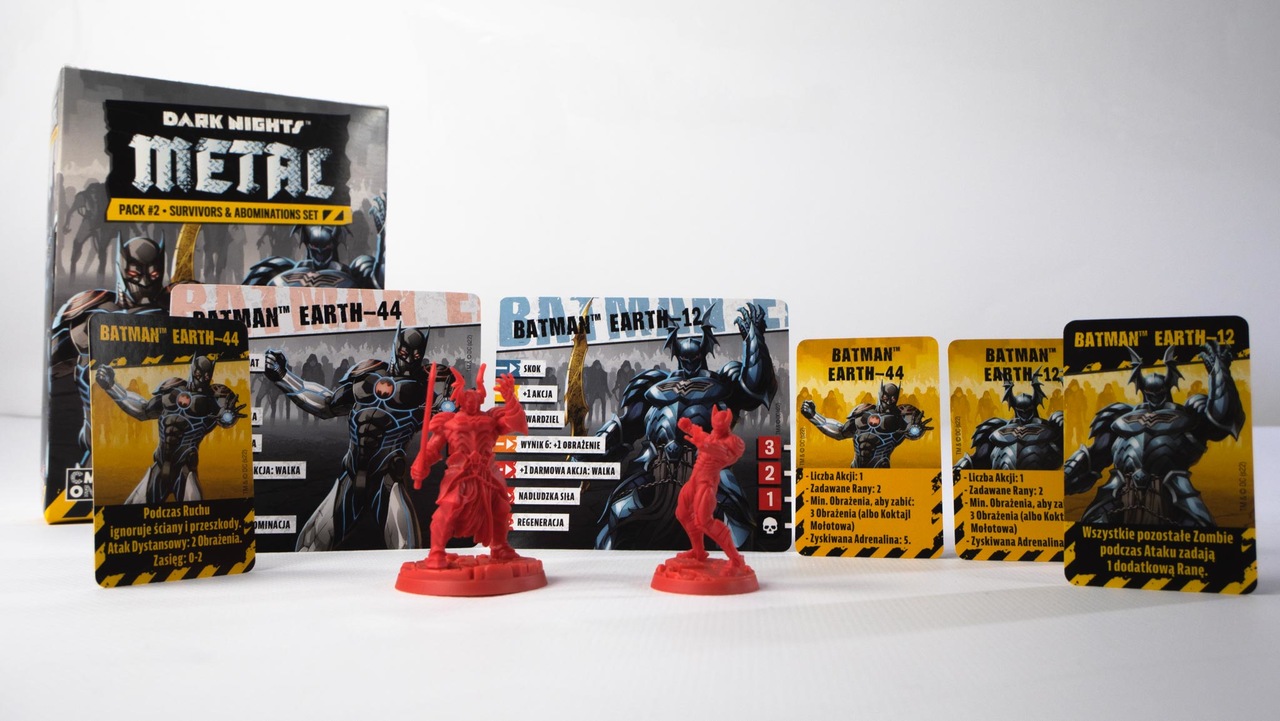 Zombicide 2. Edition - Batman Dark Nights Metal Pack 5 Erweiterung (Monstrum Lobo Batman) - Für 1-6 Spieler, Kooperatives Dungeon Crawler Spiel